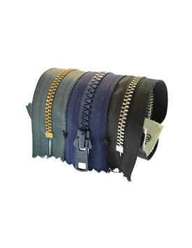 Maison Martin Margiela Vintage AW 2006 Artisanal Three Row Zipper Wide Bracelet