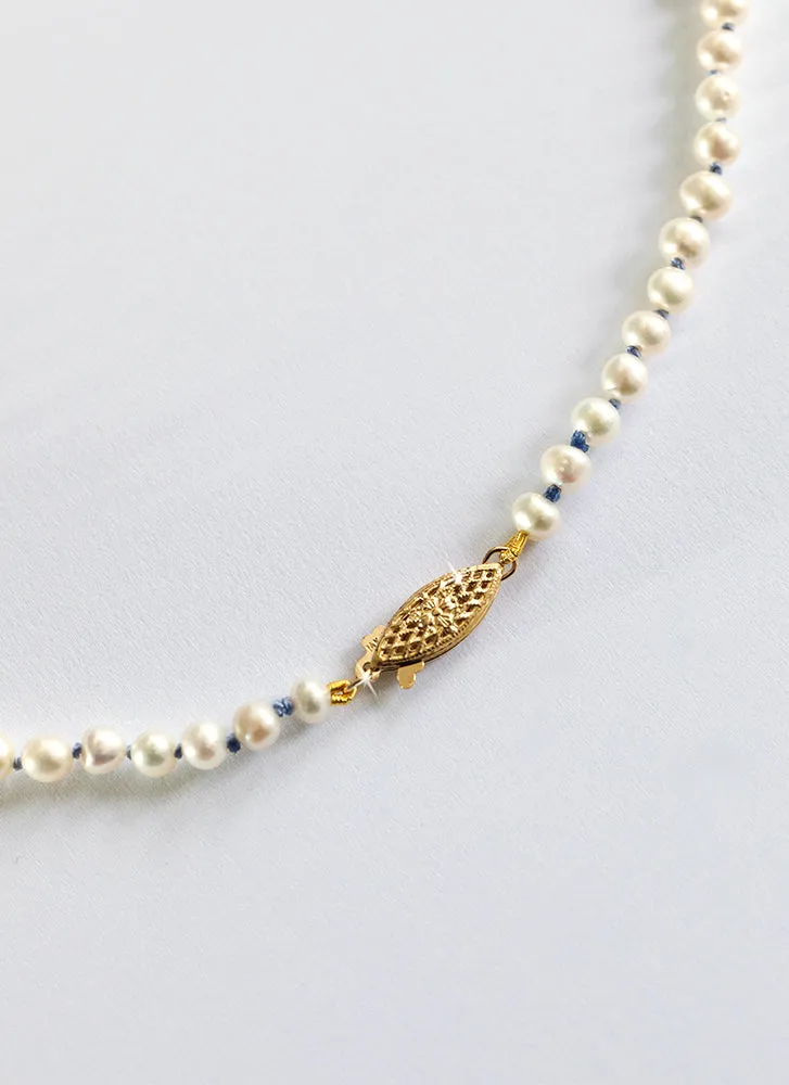 Bonne pearl necklace 14k gold