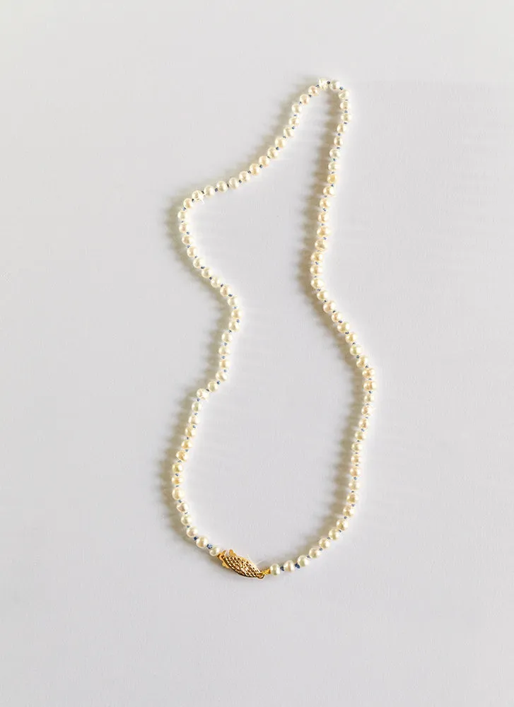 Bonne pearl necklace 14k gold