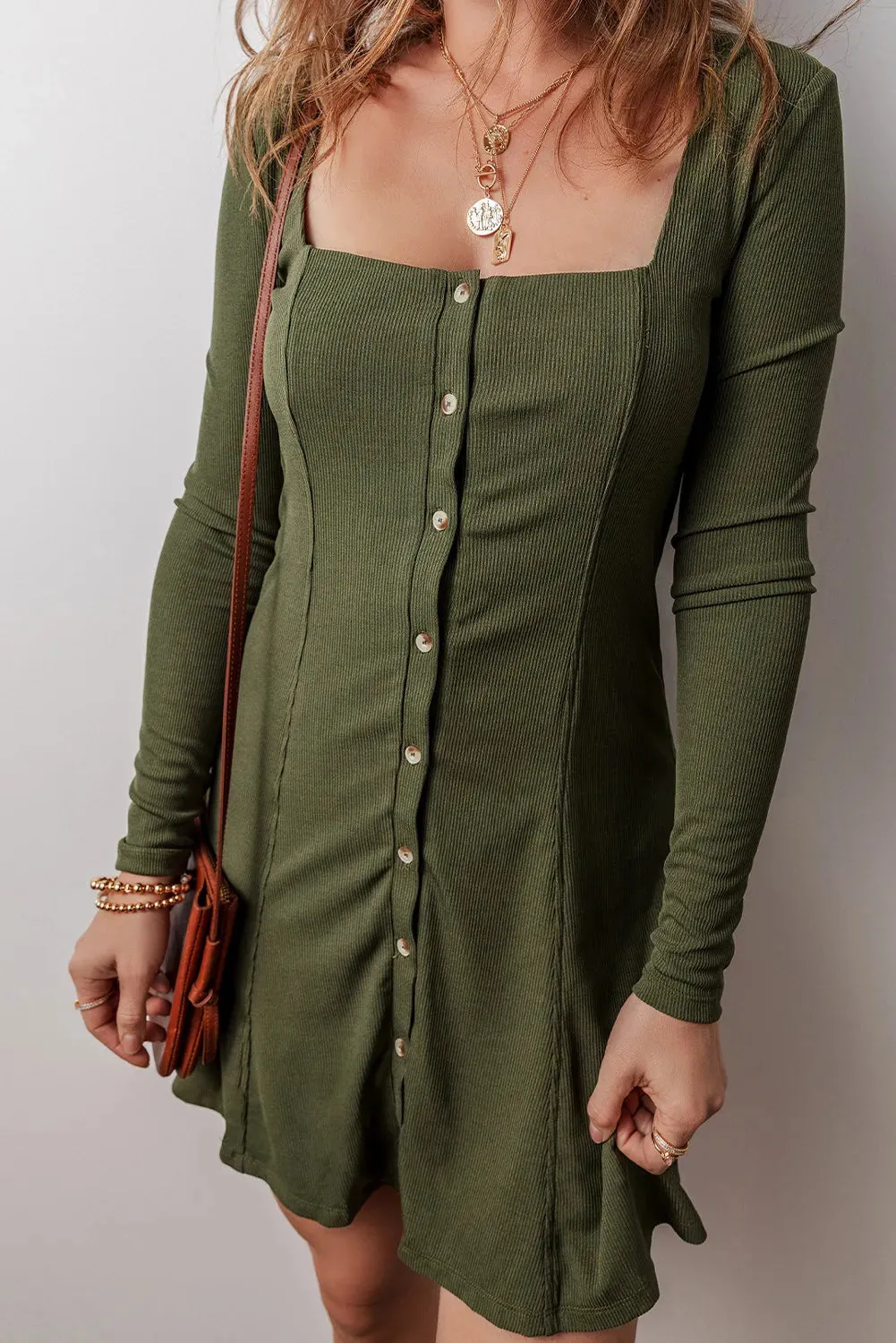 Olivia Square Neck Dress