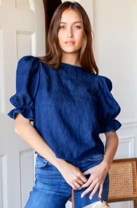 Pearl Blouse Indigo