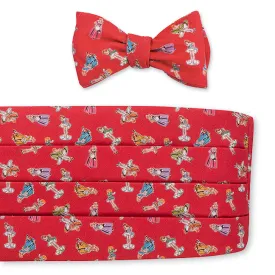 Red Springmaid Girls Cummerbund Set - CB4871