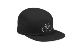 Single Speed - Black Five Panel Cap