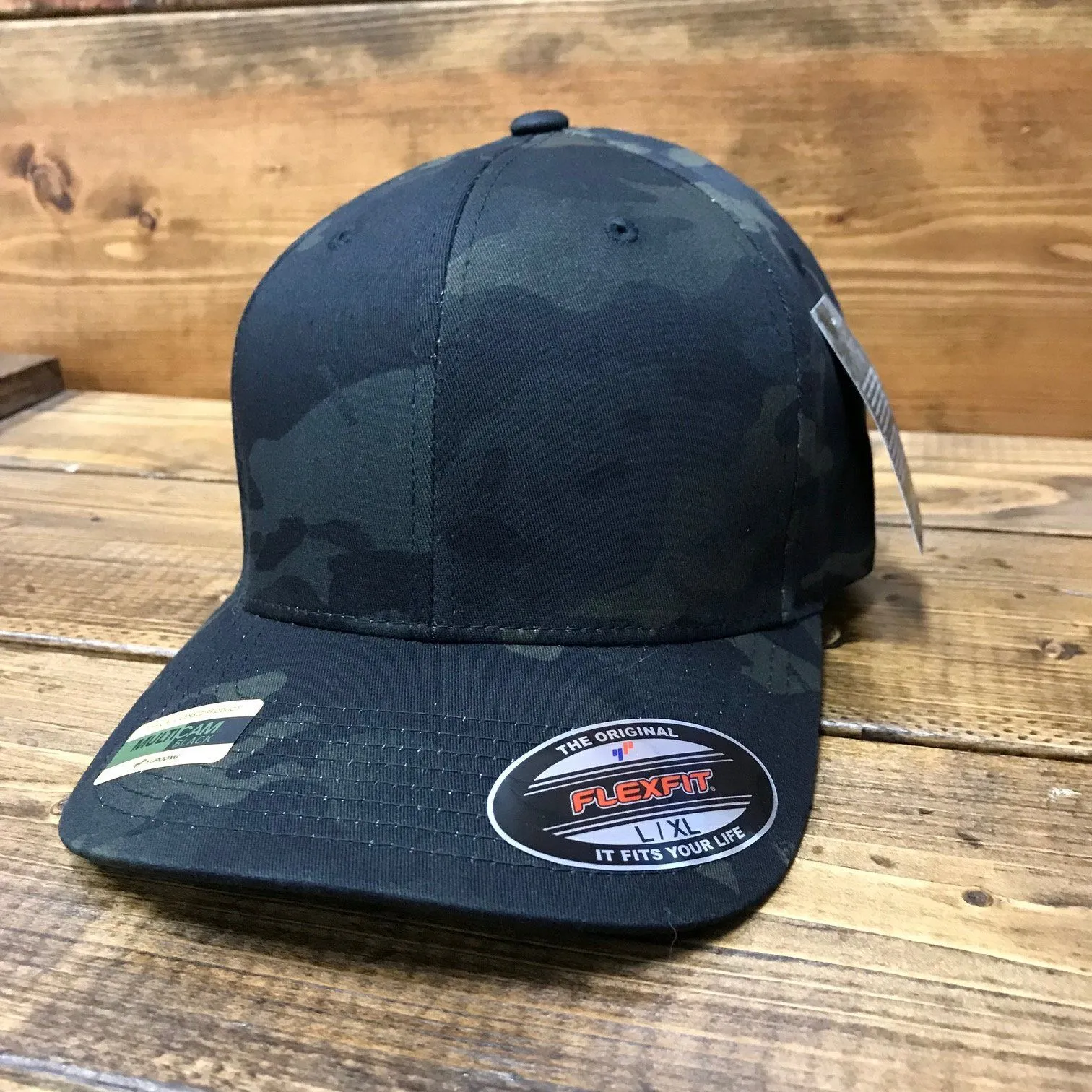 Stealth Black Multicam Hat