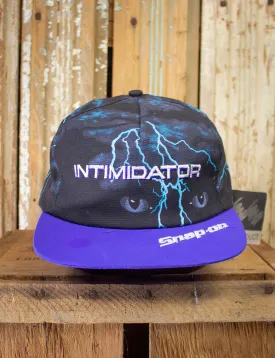 Vintage 90s Intimidator Blue Lighting Trucker Hat